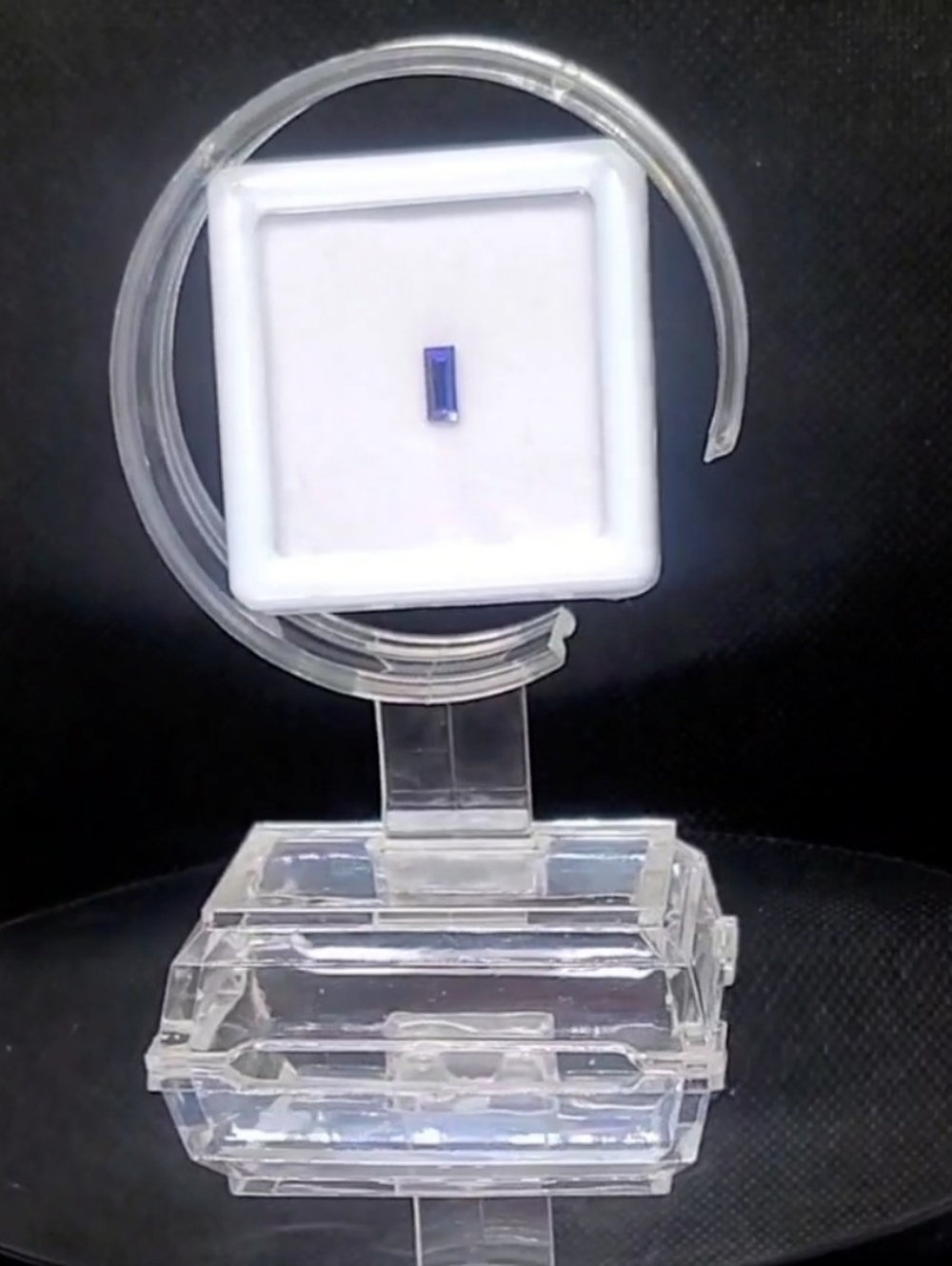 NEW Tanzanite Swarovski Loose Crystal Baguette